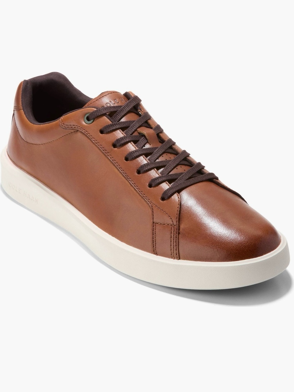 Cole Haan Men's Tan/Brown Leather Low-Profile Sneaker